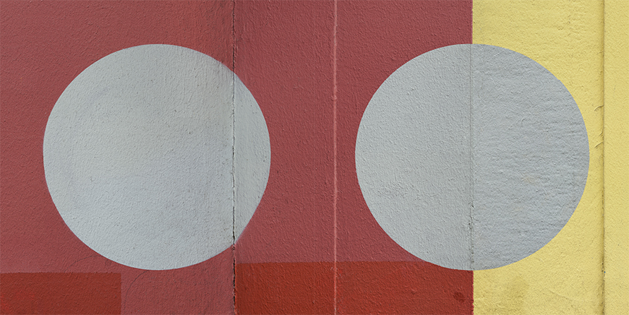 MartinaWolf_2018_OF-WALL_CircularShapes_red-yellow-grey_double